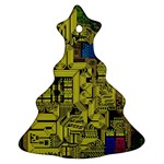 Technology Circuit Board Ornament (Christmas Tree)  Front