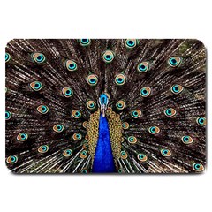 Peacock Large Doormat  by BangZart