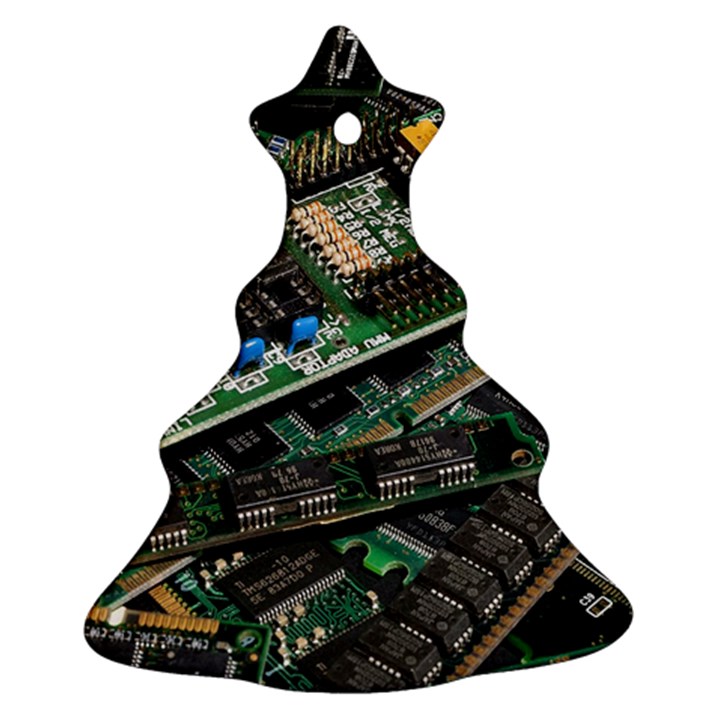Computer Ram Tech Christmas Tree Ornament (Two Sides)