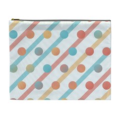 Simple Saturated Pattern Cosmetic Bag (xl) by linceazul
