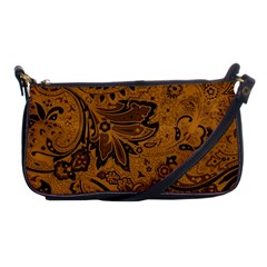 Art Traditional Batik Flower Pattern Shoulder Clutch Bags by BangZart