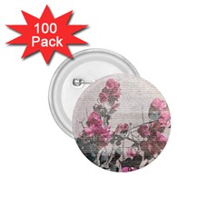 Shabby Chic Style Floral Photo 1 75  Buttons (100 Pack)  by dflcprints