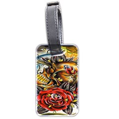 Flower Art Traditional Luggage Tags (two Sides) by BangZart