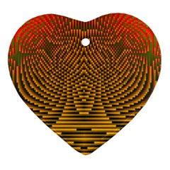 Fractal Pattern Ornament (heart) by BangZart
