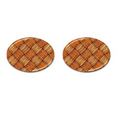 Vector Square Texture Pattern Cufflinks (oval) by BangZart