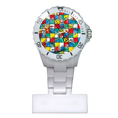 Snakes And Ladders Plastic Nurses Watch by BangZart