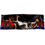 Confederate Flag Usa America United States Csa Civil War Rebel Dixie Military Poster Skull Body Pillow Case Dakimakura (Two Sides) Front