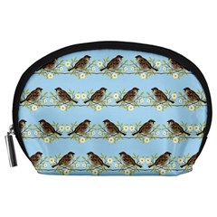 Sparrows Accessory Pouches (large)  by SuperPatterns