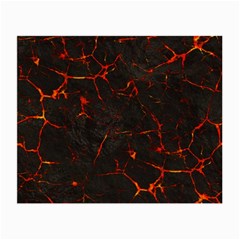 Volcanic Textures Small Glasses Cloth (2-side) by BangZart