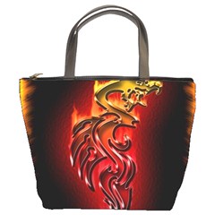 Dragon Fire Bucket Bags by BangZart