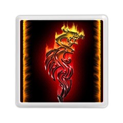 Dragon Fire Memory Card Reader (square)  by BangZart