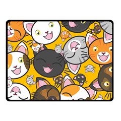 Cats Cute Kitty Kitties Kitten Fleece Blanket (small) by BangZart