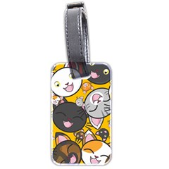 Cats Cute Kitty Kitties Kitten Luggage Tags (two Sides) by BangZart