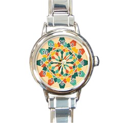 Summer Festival Round Italian Charm Watch by linceazul