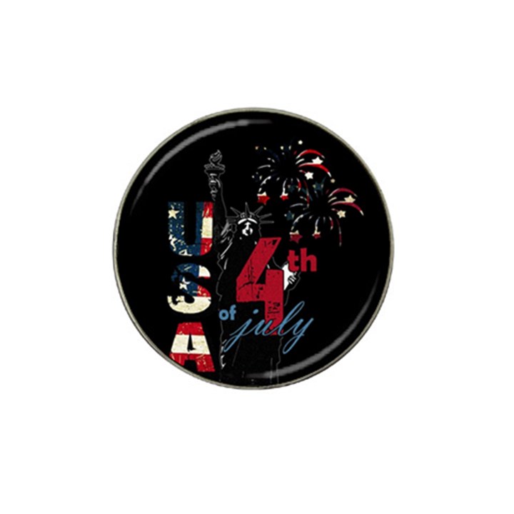 4th of July Independence Day Hat Clip Ball Marker