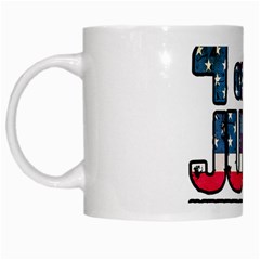 4th Of July Independence Day White Mugs by Valentinaart
