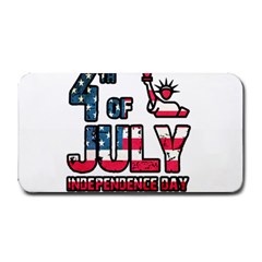 4th Of July Independence Day Medium Bar Mats by Valentinaart