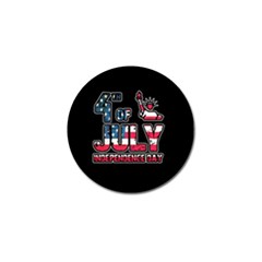 4th Of July Independence Day Golf Ball Marker (4 Pack) by Valentinaart