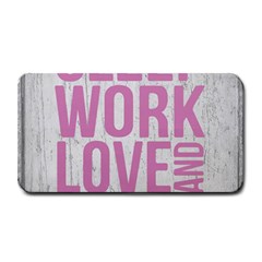 Grunge Style Motivational Quote Poster Medium Bar Mats by dflcprints