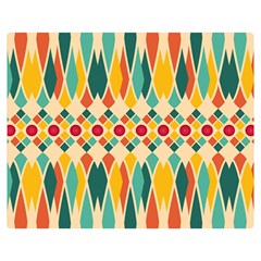 Festive Pattern Double Sided Flano Blanket (medium)  by linceazul
