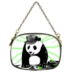 Deejay Panda Chain Purses (two Sides)  by Valentinaart