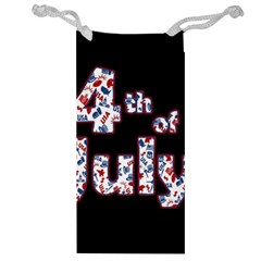 4th Of July Independence Day Jewelry Bag by Valentinaart