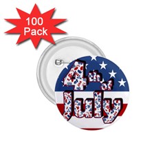 4th Of July Independence Day 1 75  Buttons (100 Pack)  by Valentinaart
