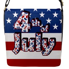 4th Of July Independence Day Flap Messenger Bag (s) by Valentinaart