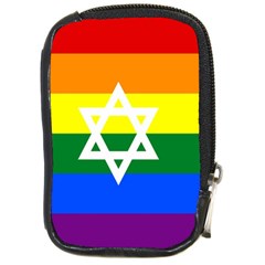 Gay Pride Israel Flag Compact Camera Cases by Valentinaart