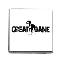 Great Dane Memory Card Reader (square) by Valentinaart