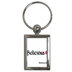 Belicious Logo Key Chains (rectangle)  by beliciousworld