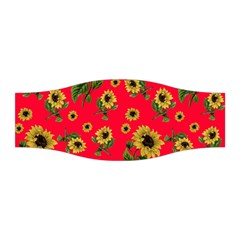 Sunflowers Pattern Stretchable Headband by Valentinaart