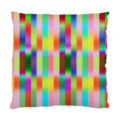 Multicolored Irritation Stripes Standard Cushion Case (one Side) by designworld65