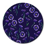 Floral Round Mousepads