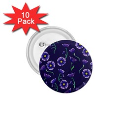 Floral 1 75  Buttons (10 Pack)