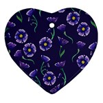 Floral Heart Ornament (Two Sides)