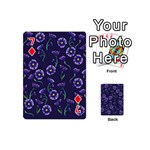 Floral Playing Cards 54 (Mini)  Front - Diamond7