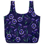 Floral Full Print Recycle Bags (L)  Back