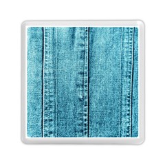 Denim Jeans Fabric Texture Memory Card Reader (square)  by paulaoliveiradesign