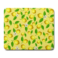 Lemon Pattern Large Mousepads by Valentinaart