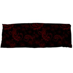 Dark Red Flourish Body Pillow Case Dakimakura (two Sides) by gatterwe