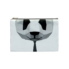 Office Panda T Shirt Cosmetic Bag (medium)  by AmeeaDesign