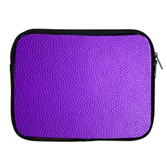 Purple Skin Leather Texture Pattern Apple Ipad 2/3/4 Zipper Cases by paulaoliveiradesign