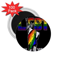 Lgbt New York 2 25  Magnets (100 Pack)  by Valentinaart