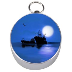 Open Sea Silver Compasses by Valentinaart