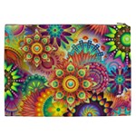 Colorful Abstract Pattern kaleidoscope Cosmetic Bag (XXL)  Back