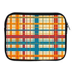 Plaid Pattern Apple Ipad 2/3/4 Zipper Cases by linceazul