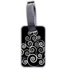 Abstract Spiral Christmas Tree Luggage Tags (two Sides)
