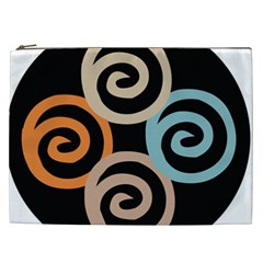 Abroad Spines Circle Cosmetic Bag (xxl) 