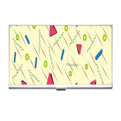 Background  With Lines Triangles Business Card Holders